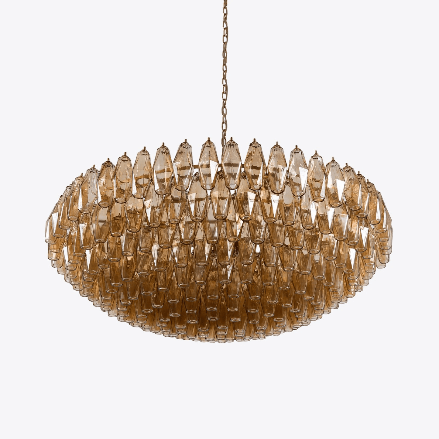 Premium Amber Sorrento Chandelier - CasaraHouse