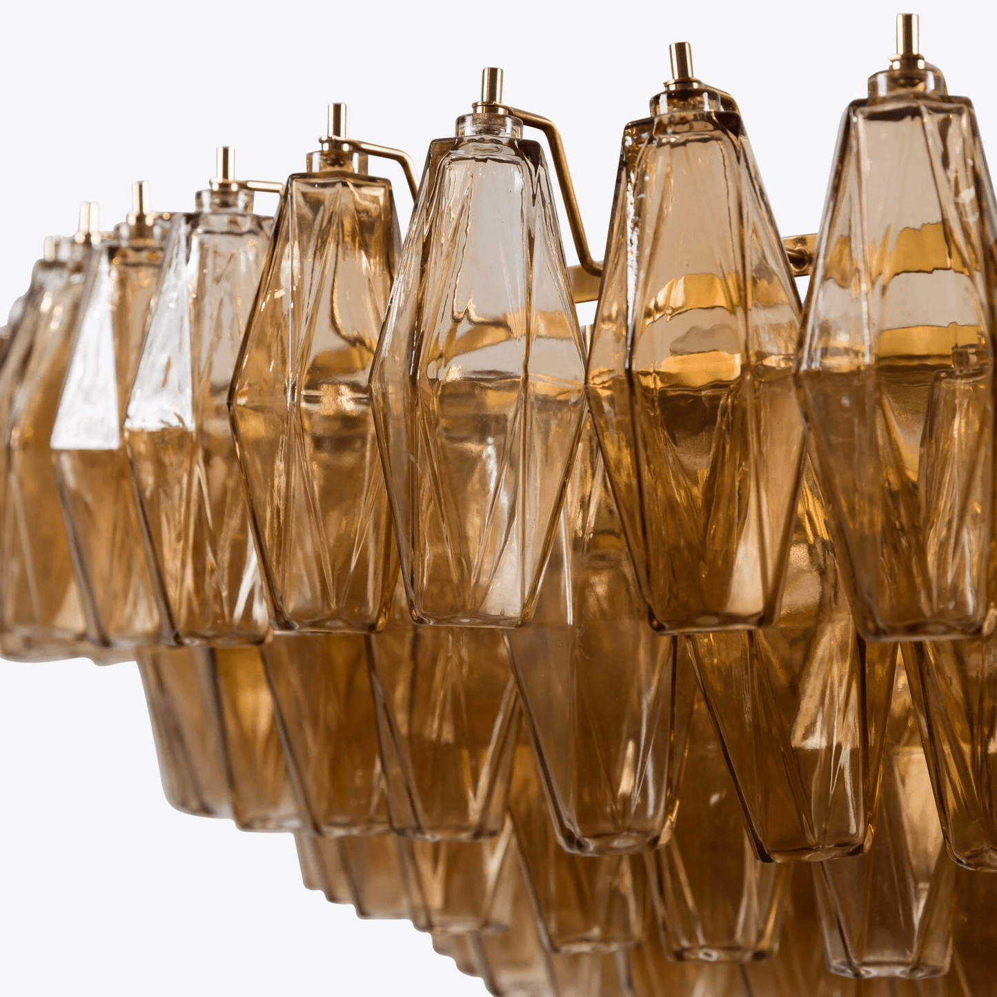 Premium Amber Sorrento Chandelier - CasaraHouse
