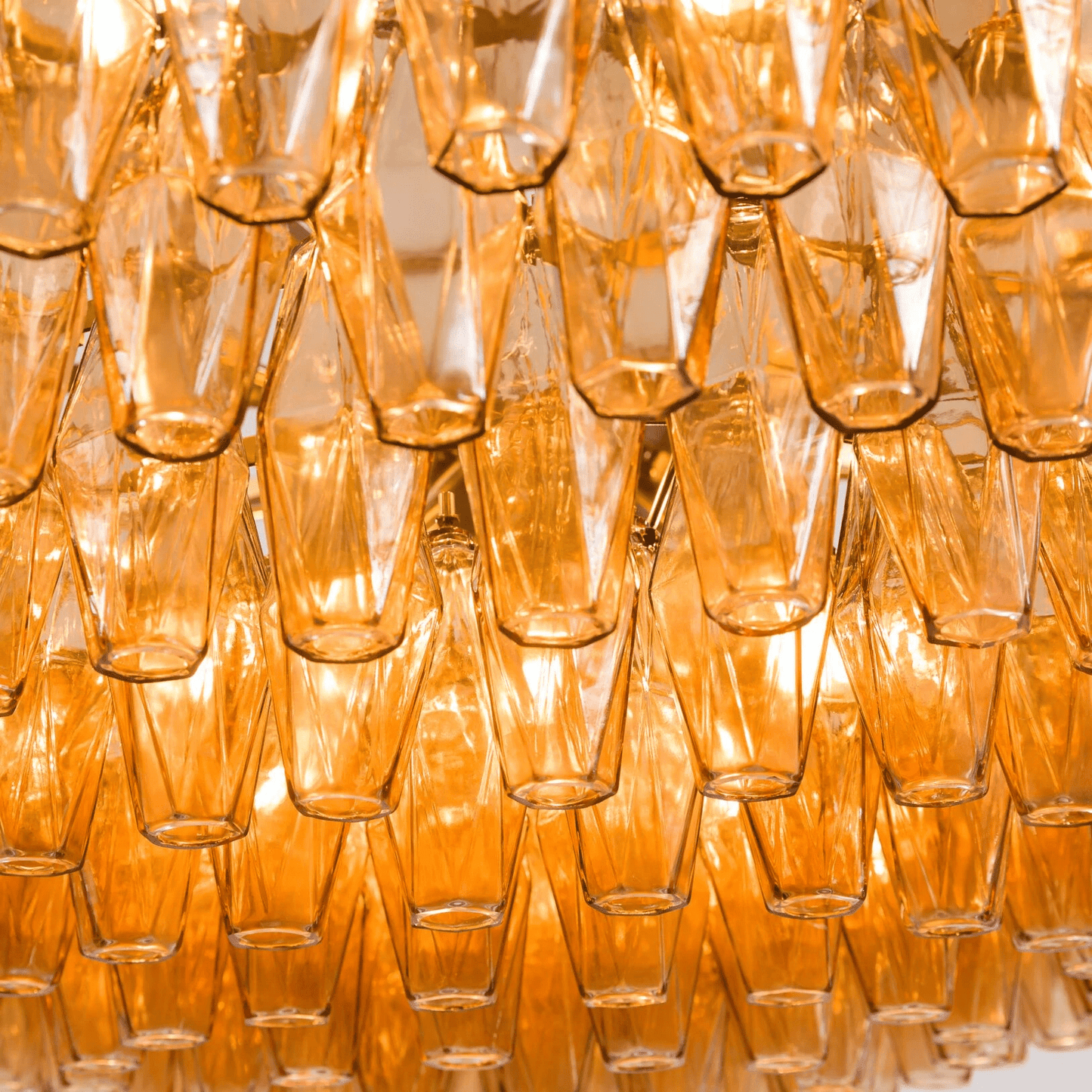 Premium Amber Sorrento Chandelier - CasaraHouse