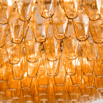 Premium Amber Sorrento Chandelier - CasaraHouse