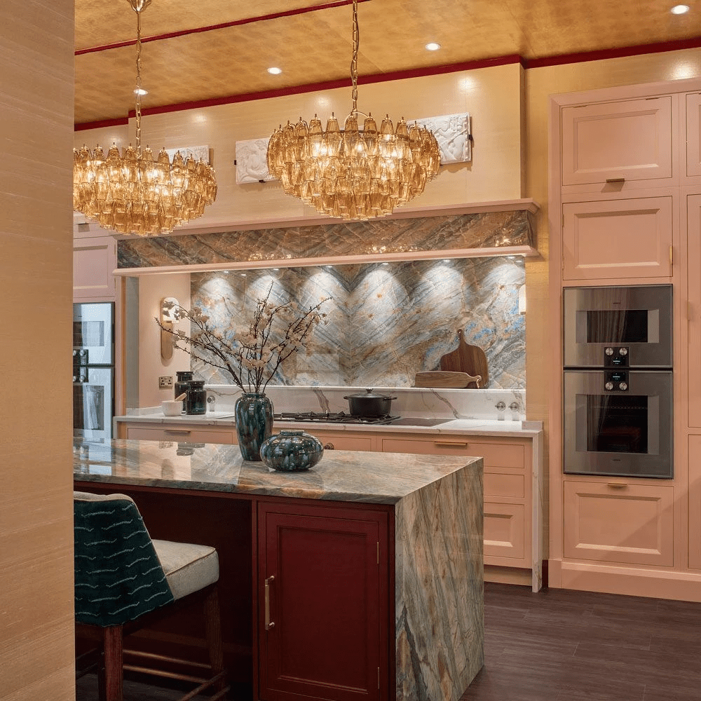 Premium Amber Sorrento Chandelier - CasaraHouse