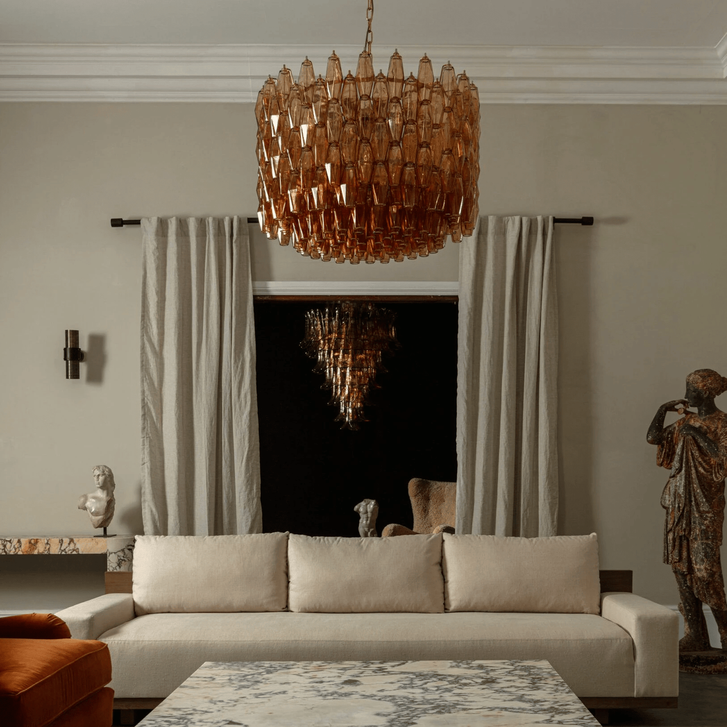 Elegant Drum Sorrento Chandelier - CasaraHouse