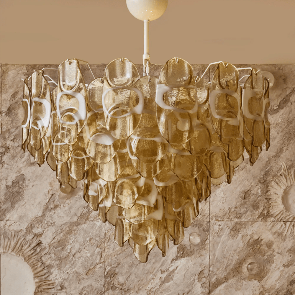 Premium Vivara Glass Chandelier - CasaraHouse