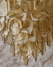 Premium Vivara Glass Chandelier - CasaraHouse