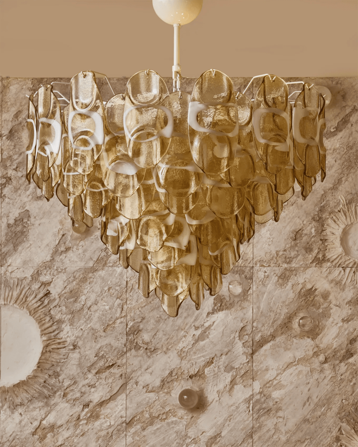 Premium Vivara Glass Chandelier - CasaraHouse