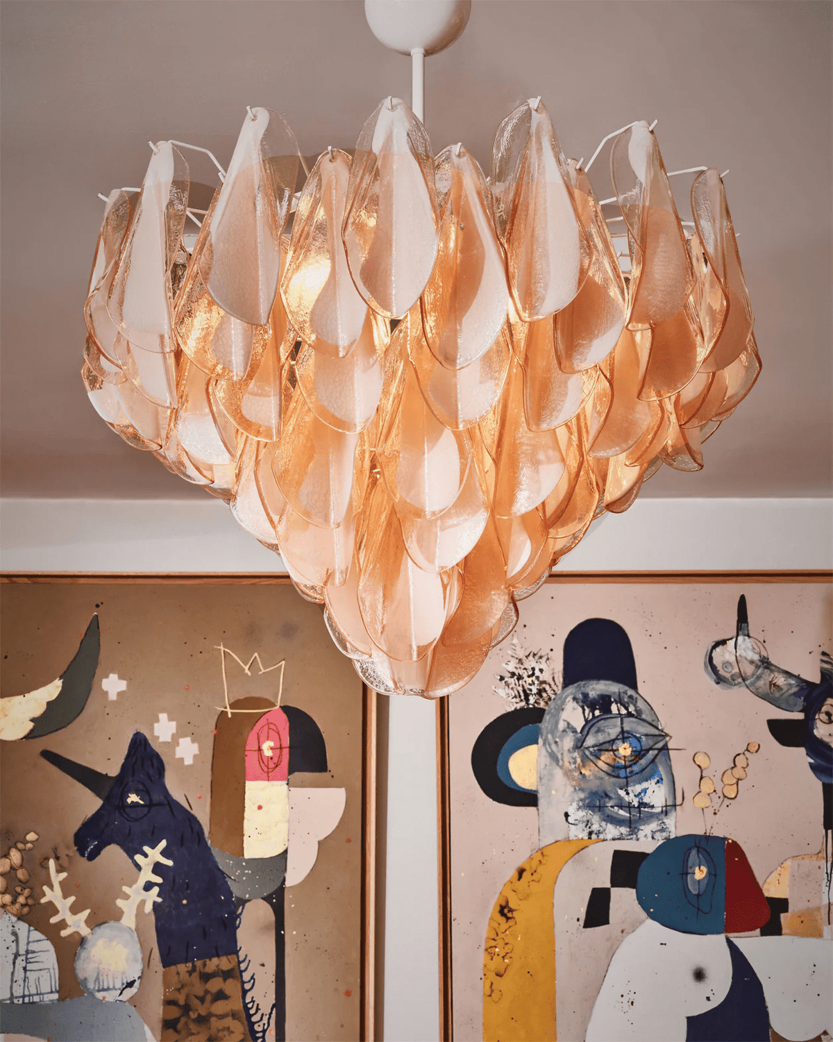Premium Vivara Glass Chandelier - CasaraHouse