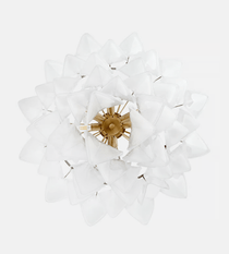 Lunara White Murano Glass Chandelier