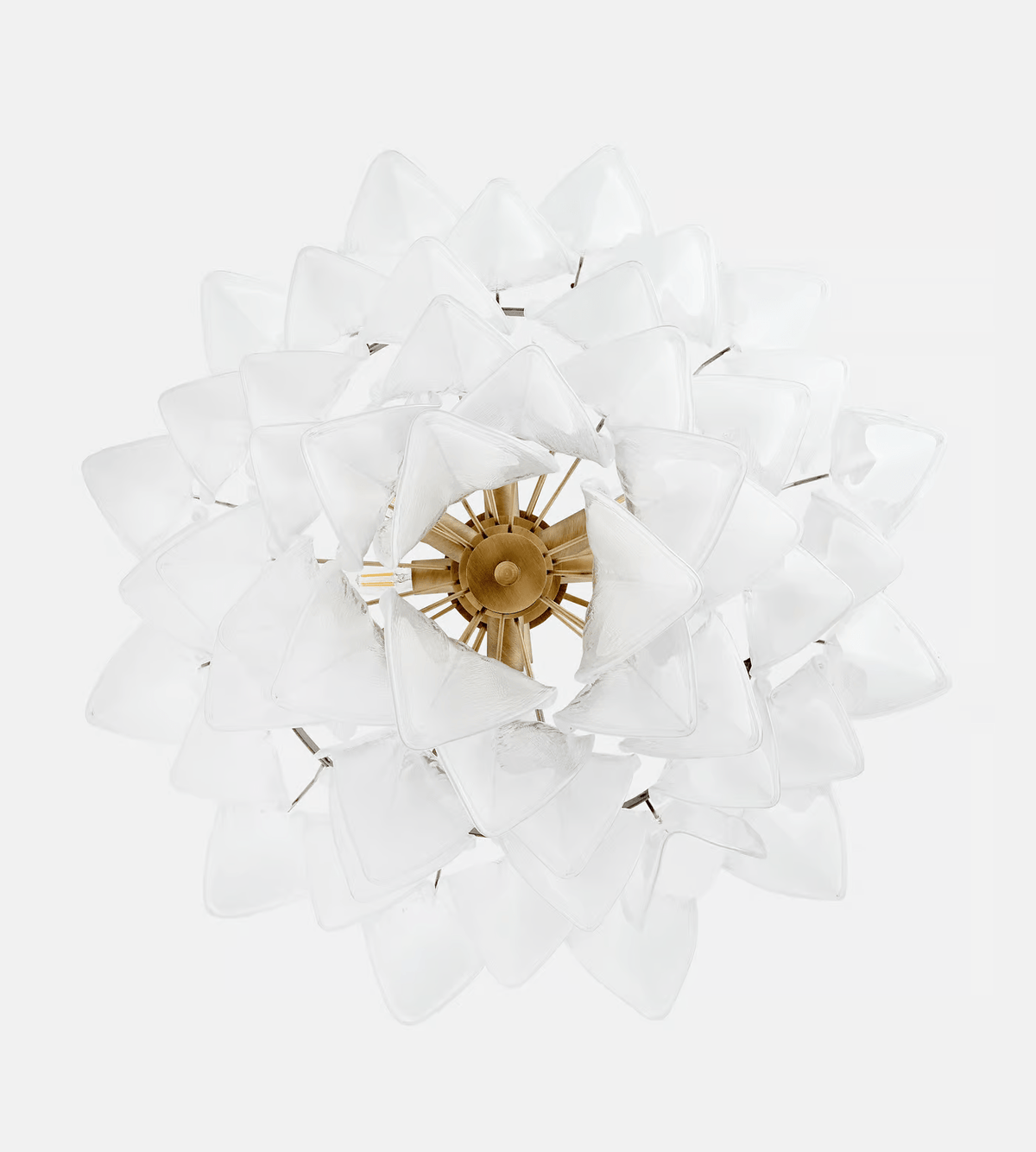 Lunara White Murano Glass Chandelier