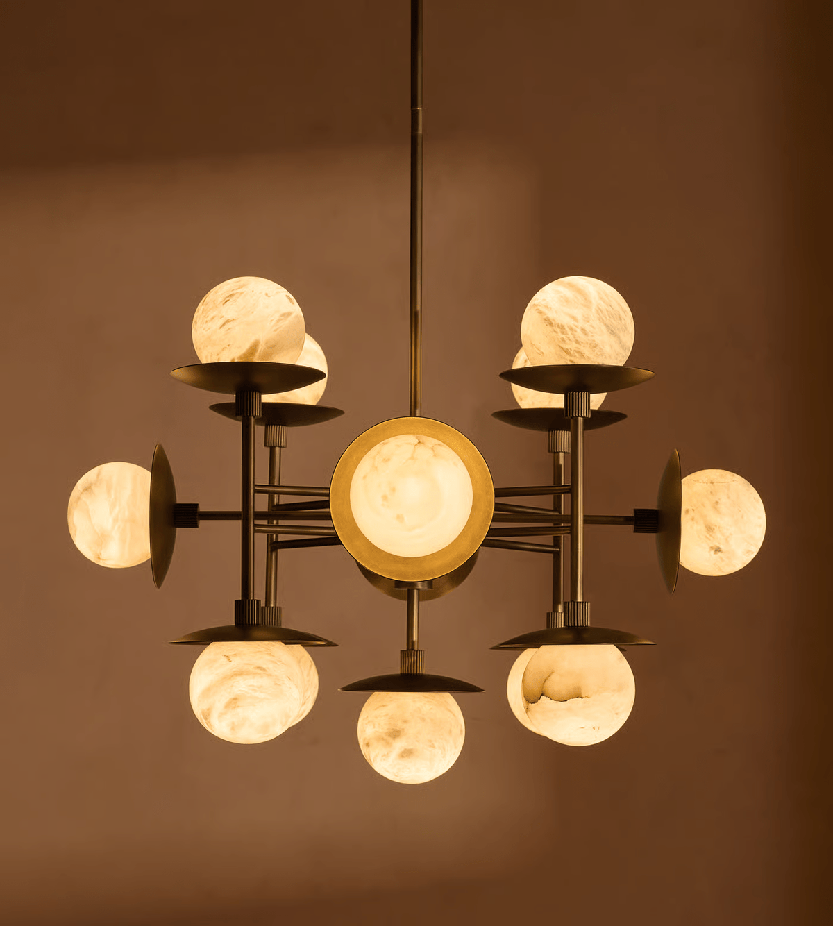 Elegant Cara Alabaster Chandelier - CasaraHouse