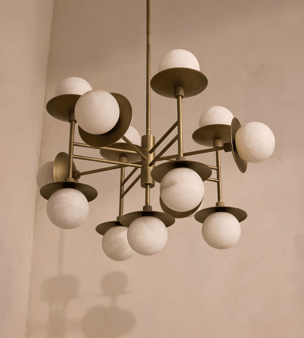 Elegant Cara Alabaster Chandelier - CasaraHouse