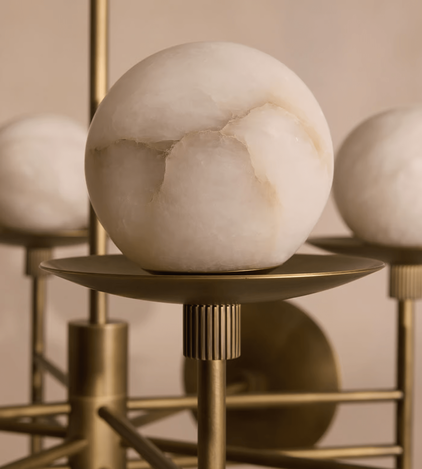 Elegant Cara Alabaster Chandelier - CasaraHouse
