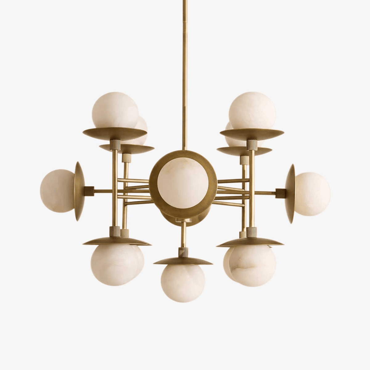 Elegant Cara Alabaster Chandelier - CasaraHouse Main image