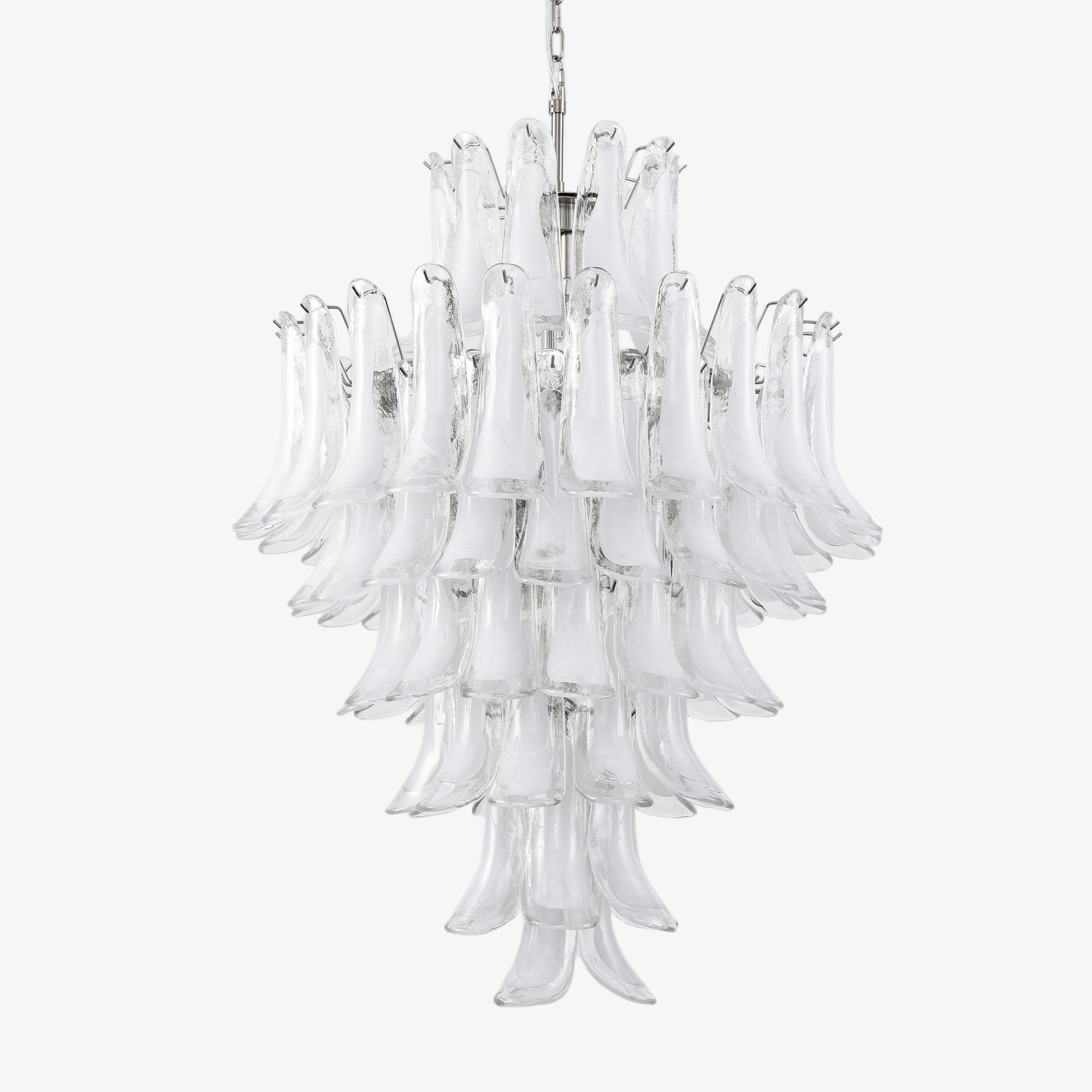 White Cloud Glass Petals Chandelier Secondary image