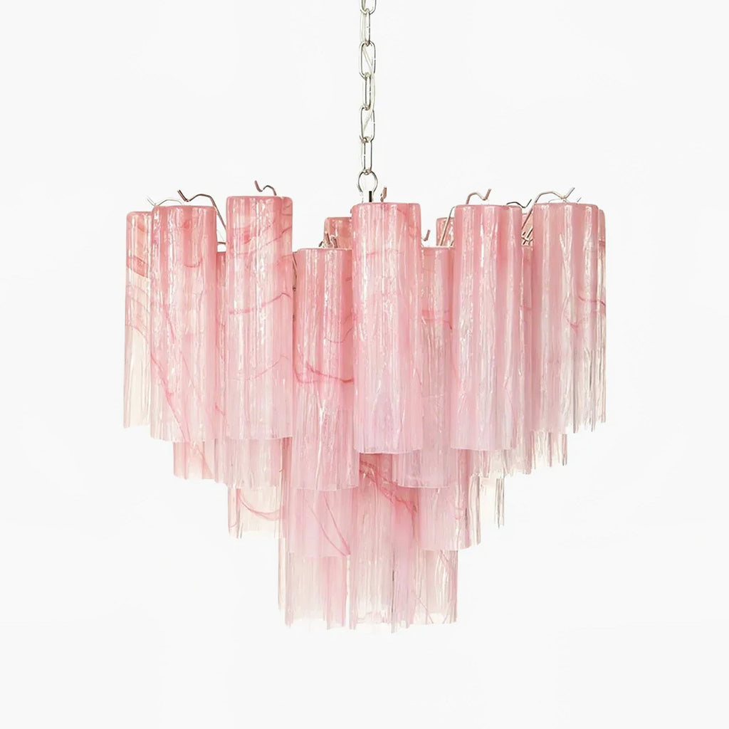 Murano Glass Tubes Chandelier