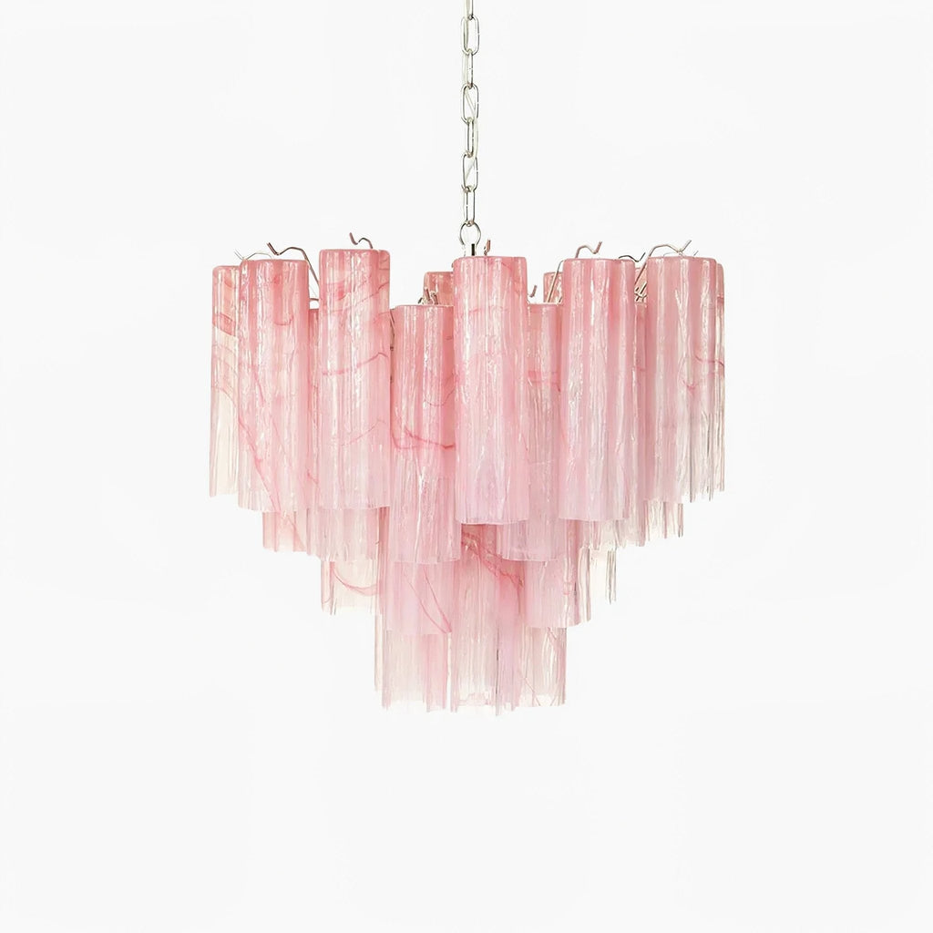 Murano Glass Tubes Chandelier