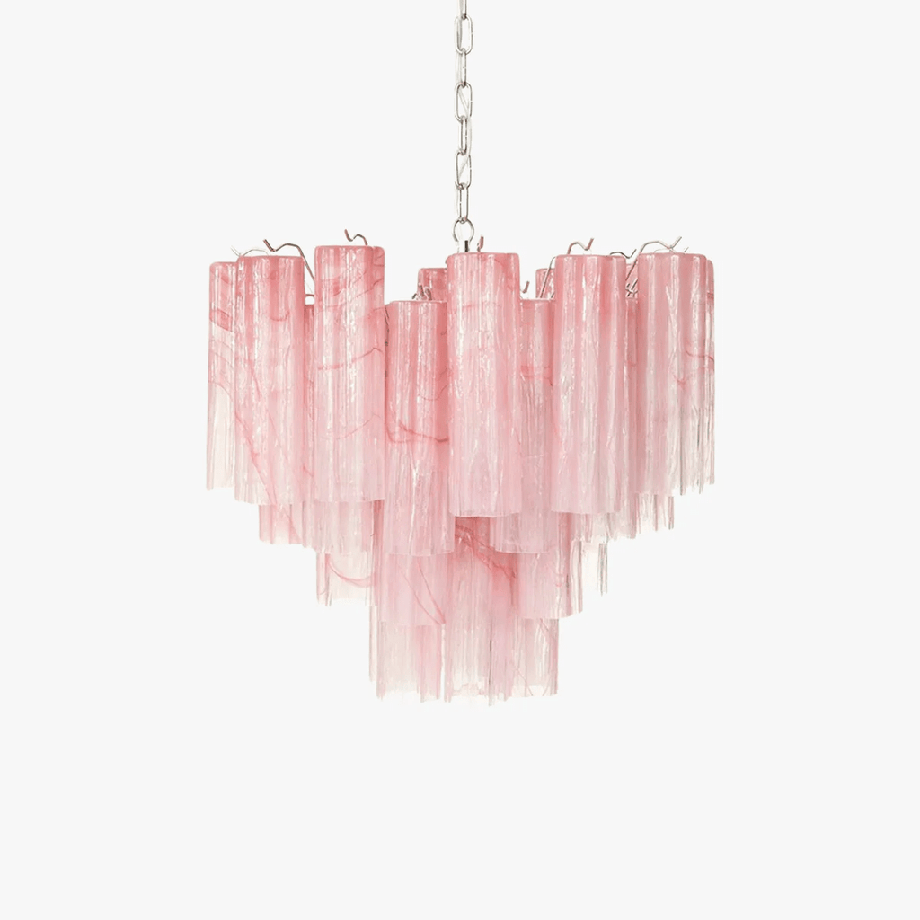 Murano Glass Tubes Chandelier