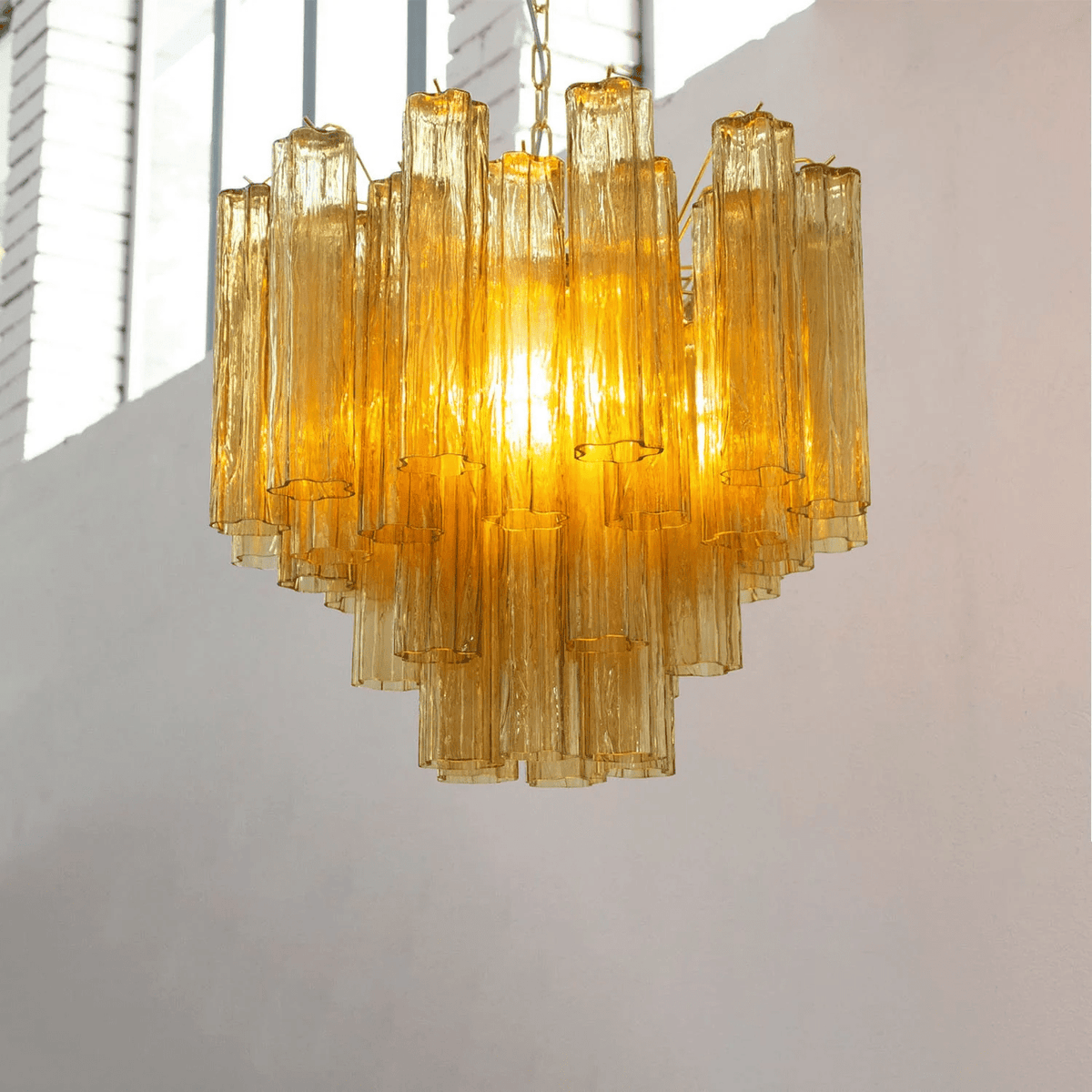 Murano Glass Tubes Chandelier Main image