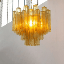 Murano Glass Tubes Chandelier
