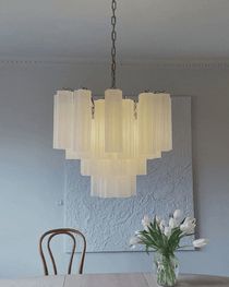 Murano Glass Tubes Chandelier