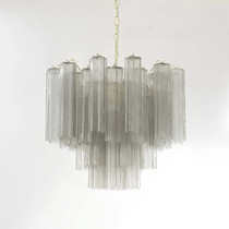 Murano Glass Tubes Chandelier
