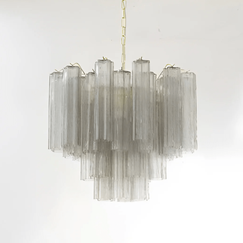 Murano Glass Tubes Chandelier