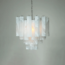 Murano Glass Tubes Chandelier