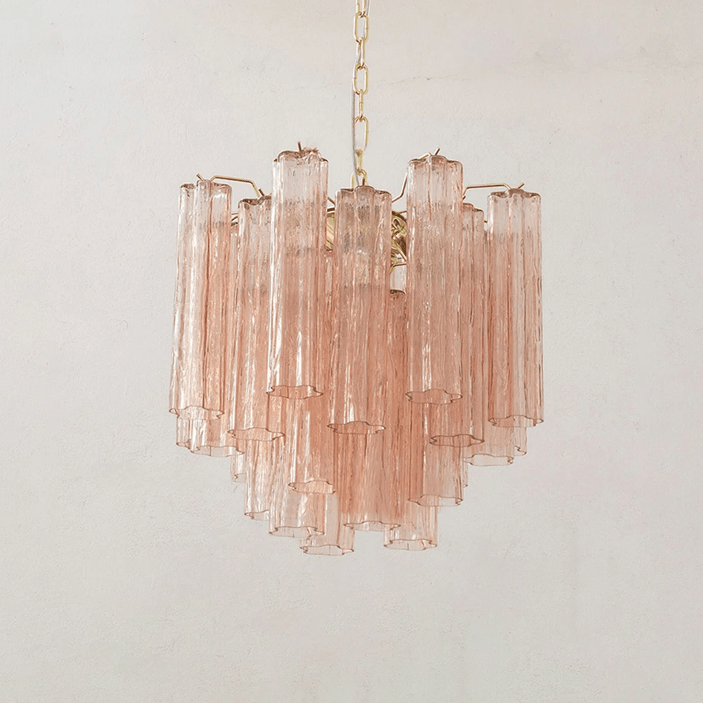 Murano Glass Tubes Chandelier