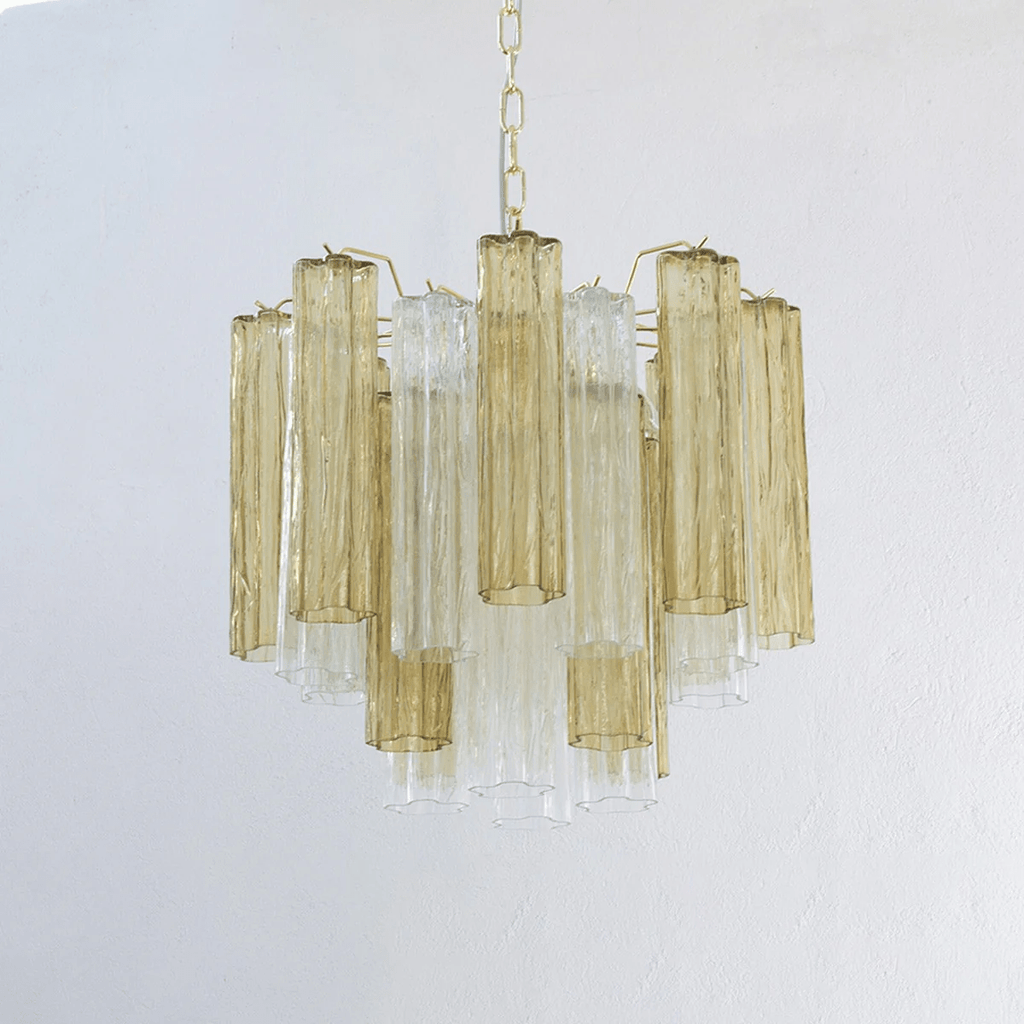 Murano Glass Tubes Chandelier
