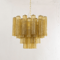 Murano Glass Tubes Chandelier
