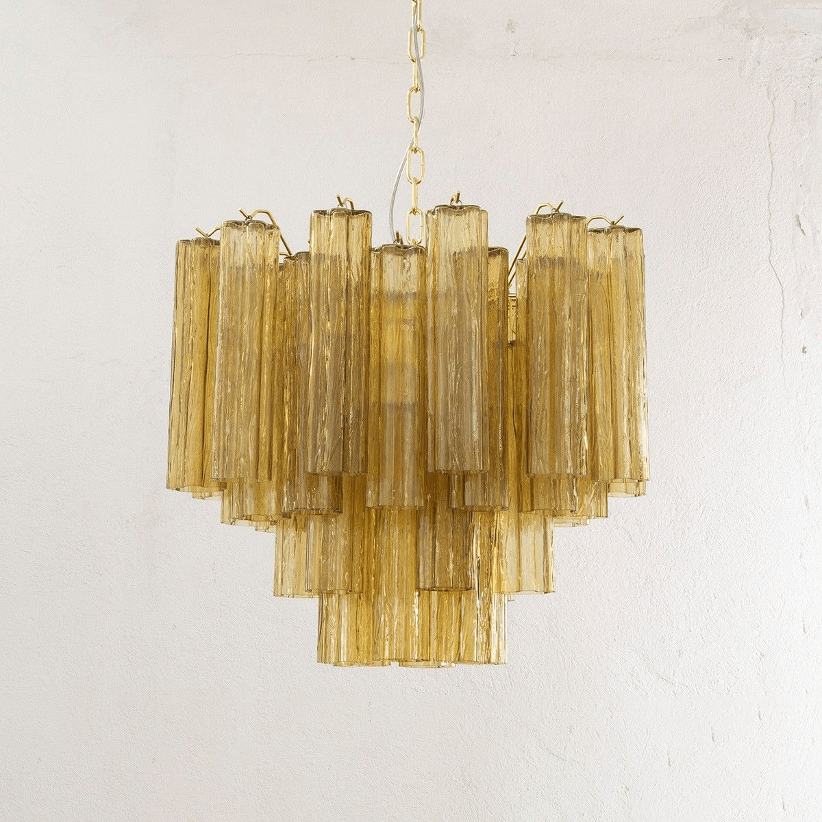 Murano Glass Tubes Chandelier