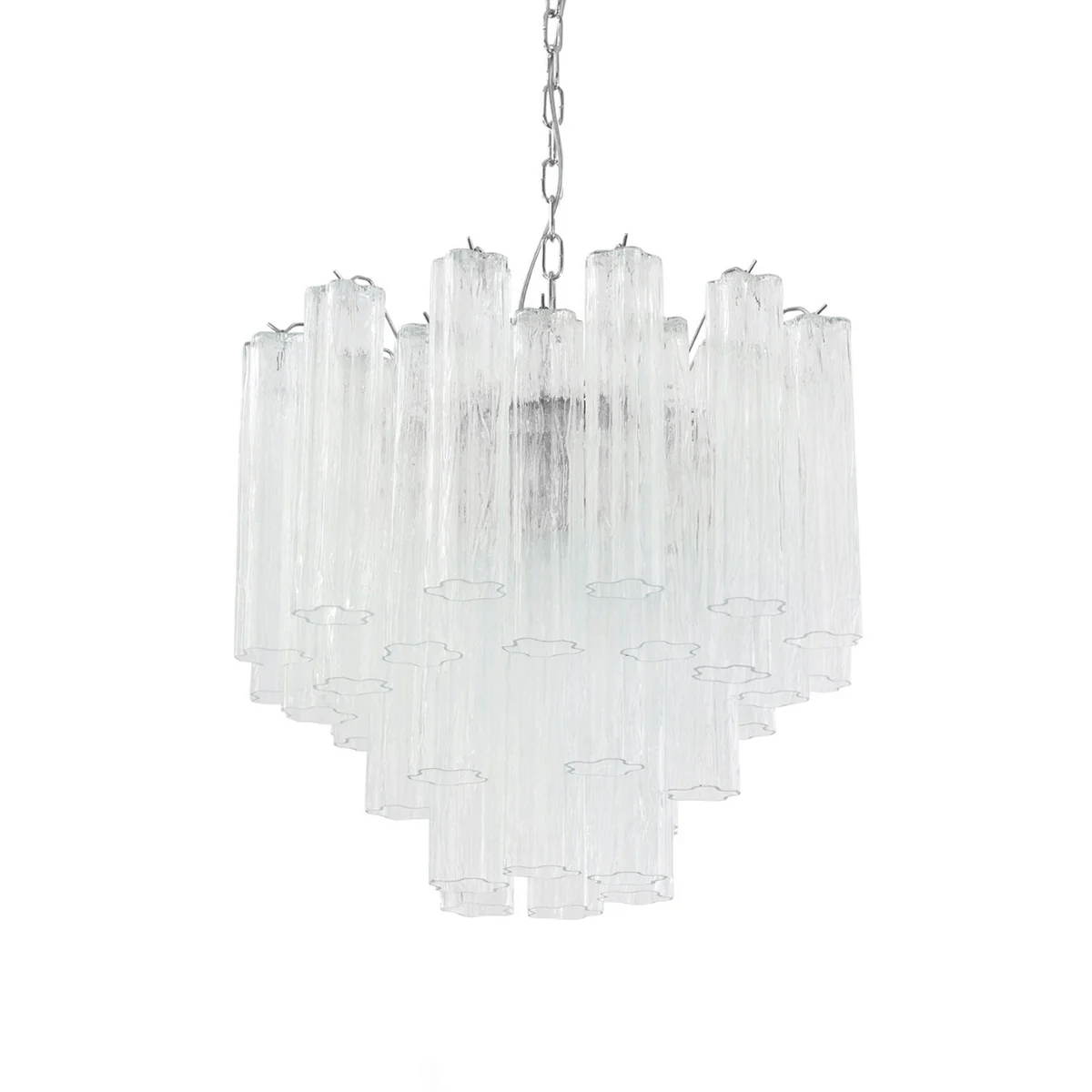 Murano Glass Tubes Chandelier