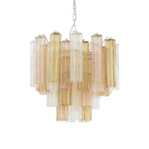 Murano Glass Tubes Chandelier