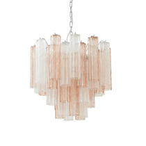 Murano Glass Tubes Chandelier