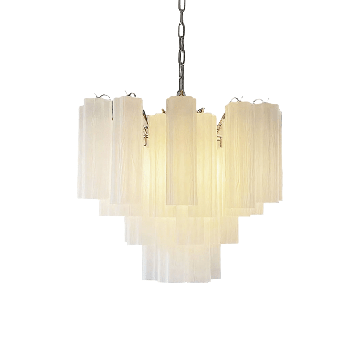 Murano Glass Tubes Chandelier