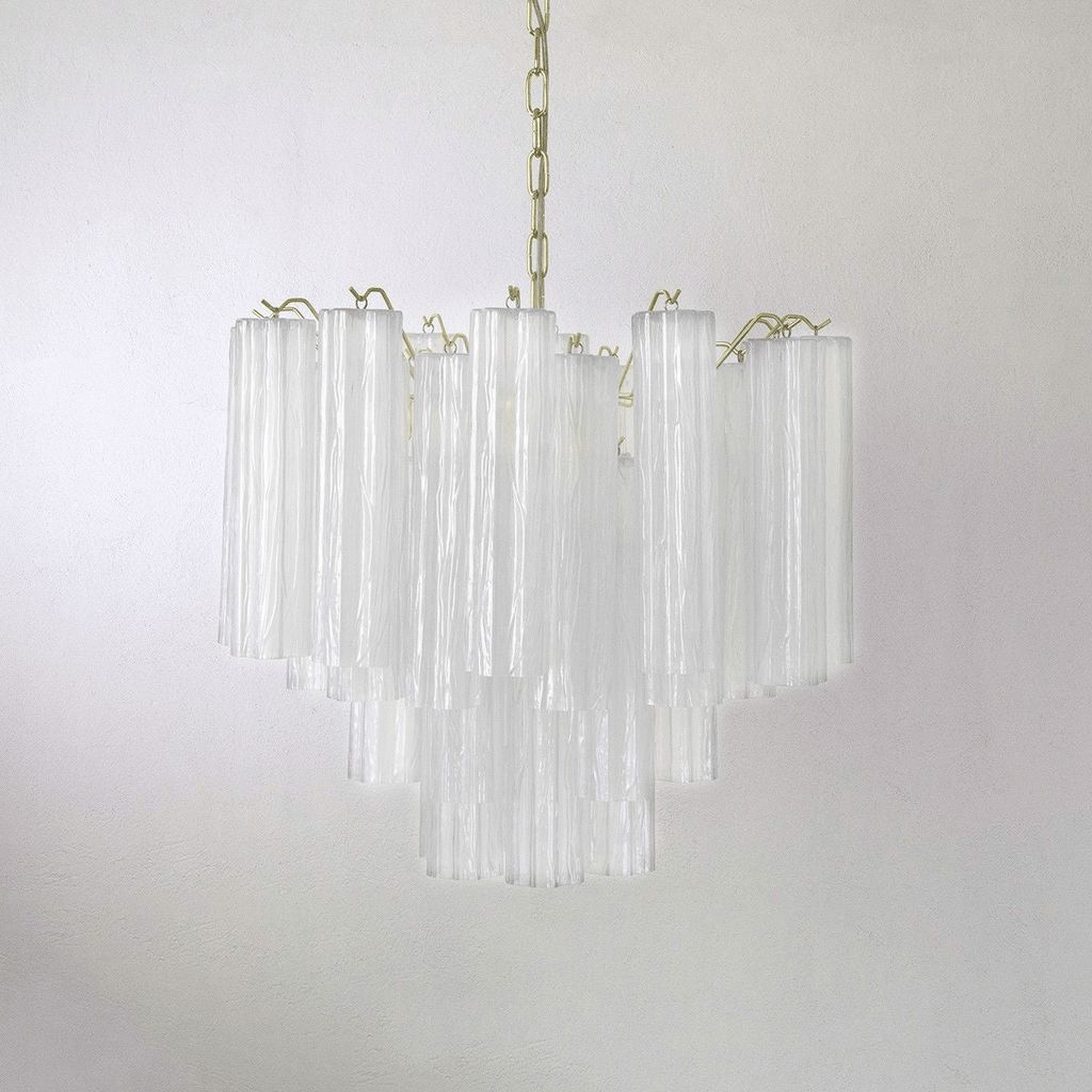 Murano Glass Tubes Chandelier