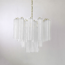 Murano Glass Tubes Chandelier