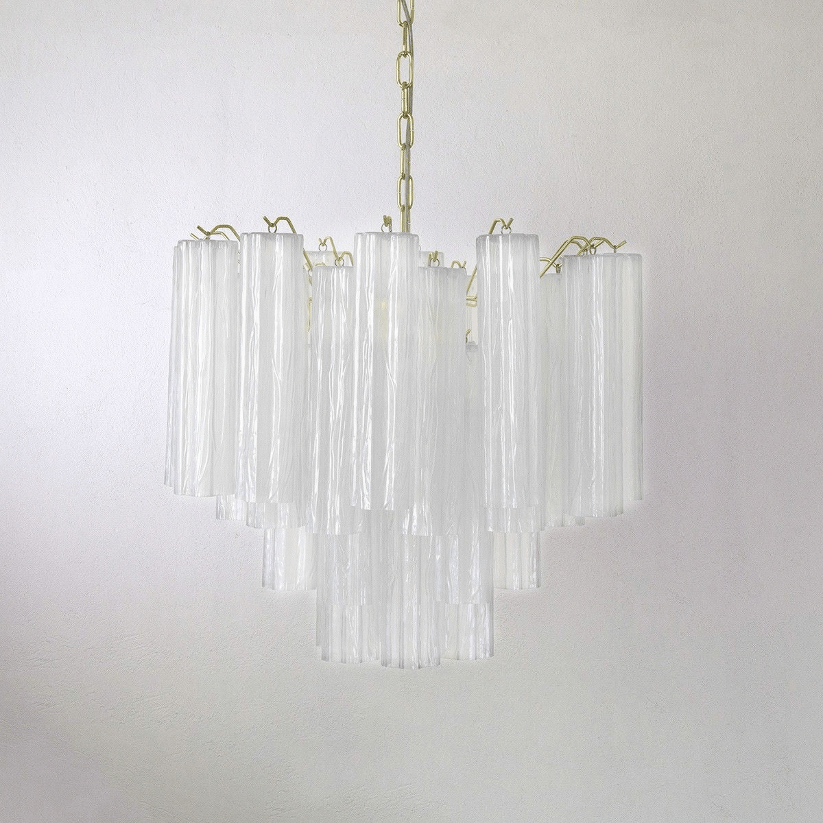 Murano Glass Tubes Chandelier
