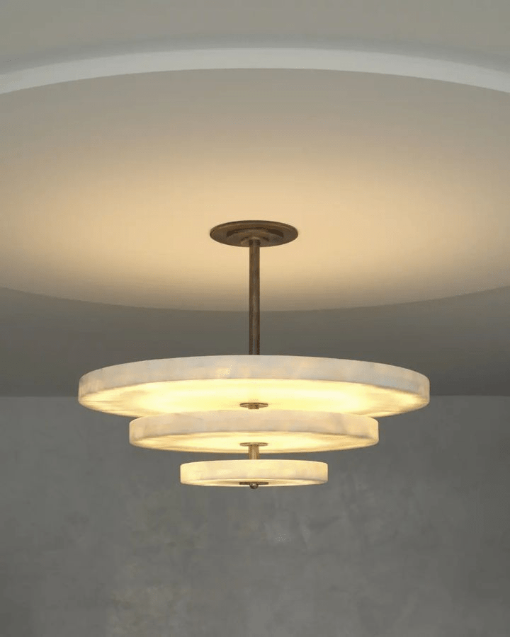 Elegant Ice Queen Alabaster Chandelier - CasaraHouse