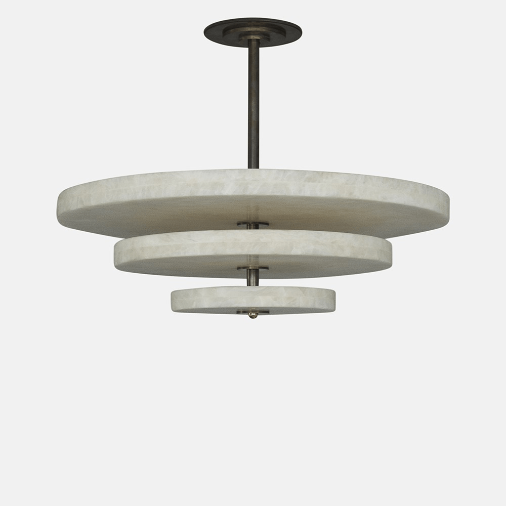 Elegant Ice Queen Alabaster Chandelier - CasaraHouse