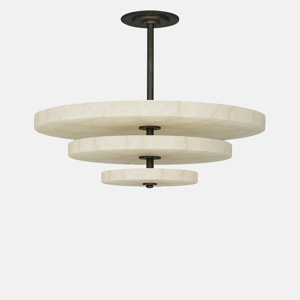 Elegant Ice Queen Alabaster Chandelier - CasaraHouse