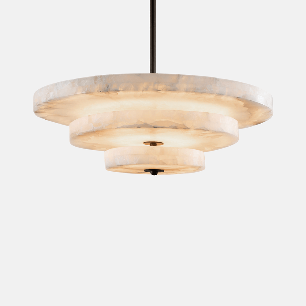 Elegant Ice Queen Alabaster Chandelier - CasaraHouse