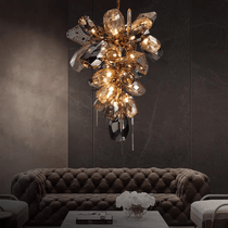 Premium Modern Art Glass Crystal Chandelier - CasaraHouse