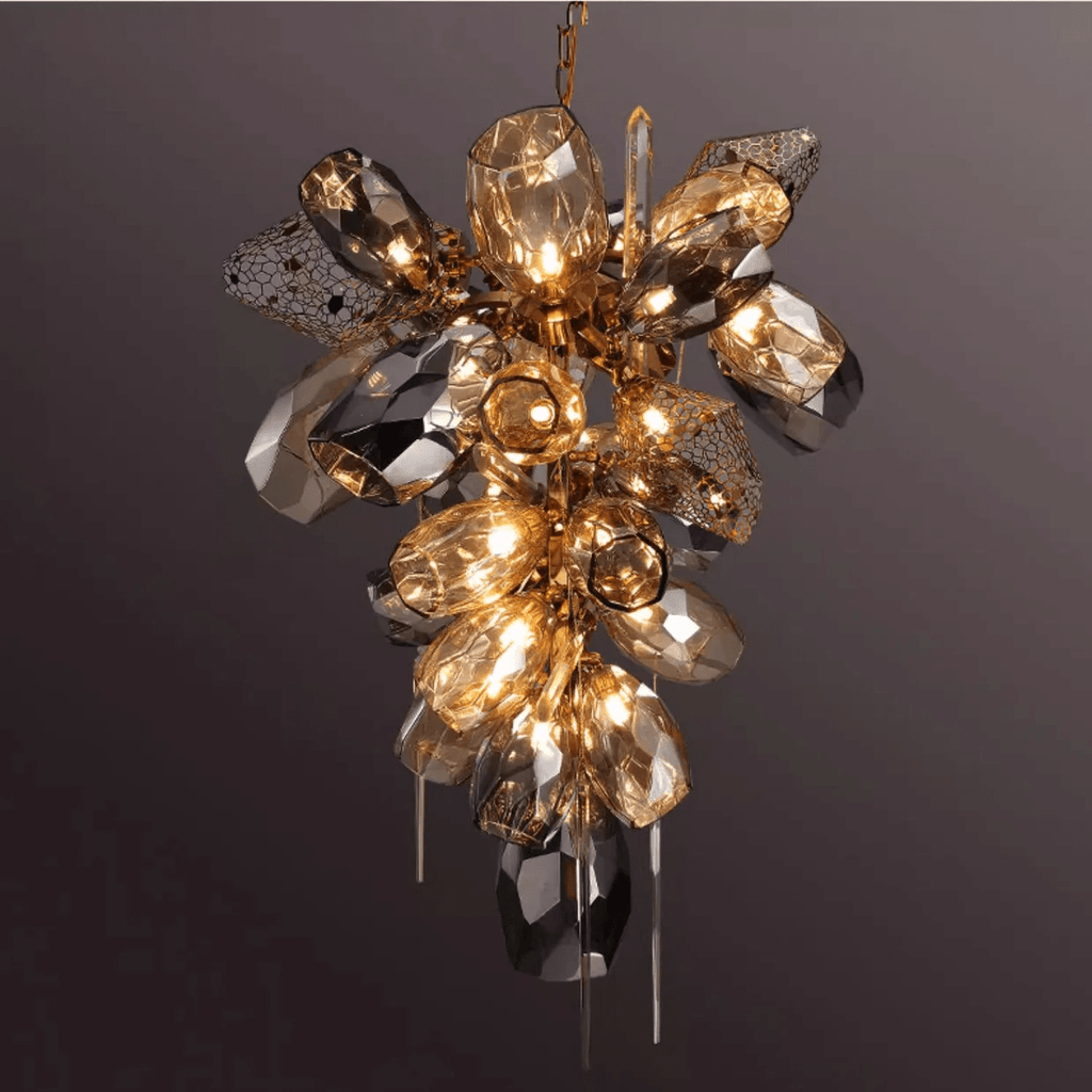 Premium Modern Art Glass Crystal Chandelier - CasaraHouse