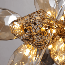 Premium Modern Art Glass Crystal Chandelier - CasaraHouse