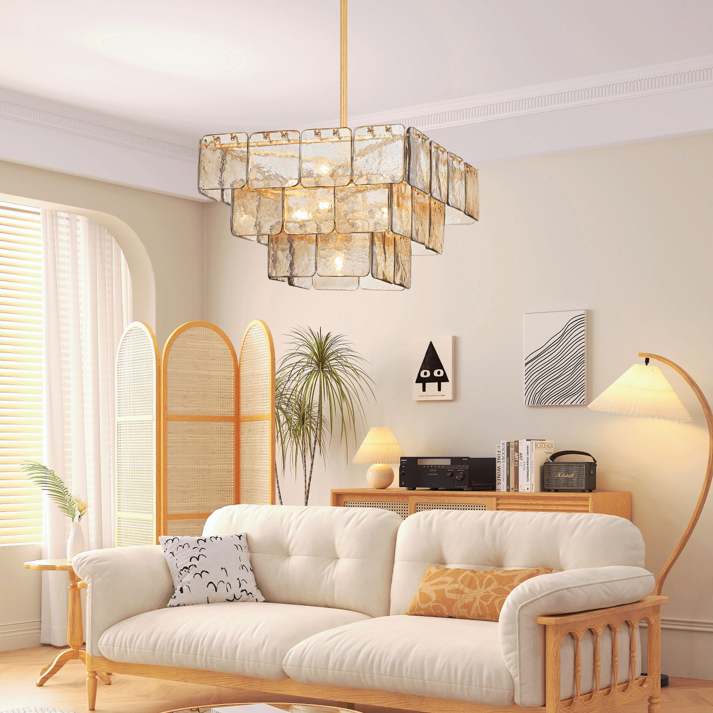 Modern Regal Chandelier
