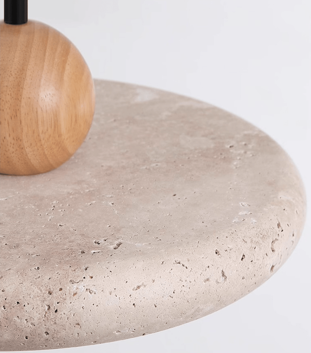 Lorea Travertine Stone Pendant Light - CasaraHouse