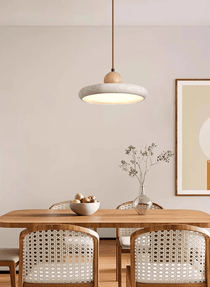 Lorea Travertine Stone Pendant Light - CasaraHouse