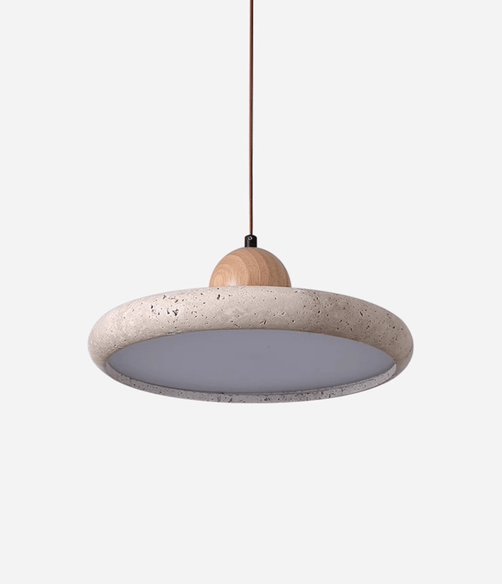 Lorea Travertine Stone Pendant Light - CasaraHouse