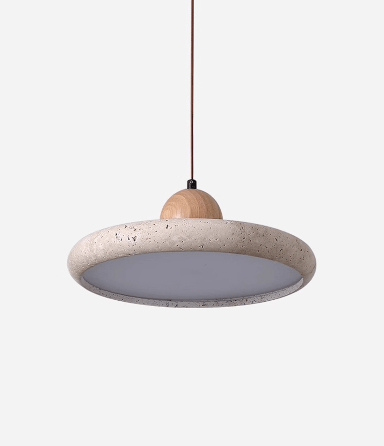 Lorea Travertine Stone Pendant Light - CasaraHouse