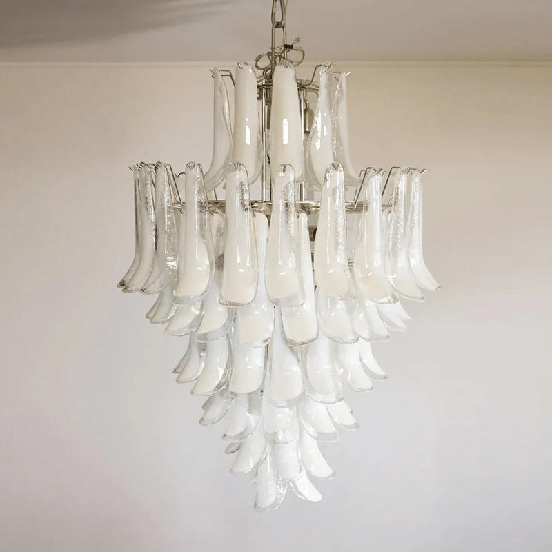 Contemporary Dravina Glass Petals Pendant Lamp - CasaraHouse